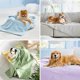 thumbnail image 4 of Lesure Premium Cooling Blankets for Small Dogs - Washable Small Dog Cooling Throw Blanket with Q-MAX>0.4，Durable Self Cooling Pet Mat for Cat, Soft Cooling Summer Blanket for Hot Weather, Gr, 4 of 5