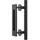 thumbnail image 1 of 31CM Sliding Door Handle, Black Sliding Door Handle, Large Rustic Size, Suitable for Gates, Garages, Cabinets 1 Pcs, 1 of 4