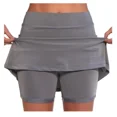 thumbnail image 4 of Minivestido informal de cintura media con bolsillos y color liso para mujer, estilo Amazon, nueva moda, pantalones cortos, 4 of 4