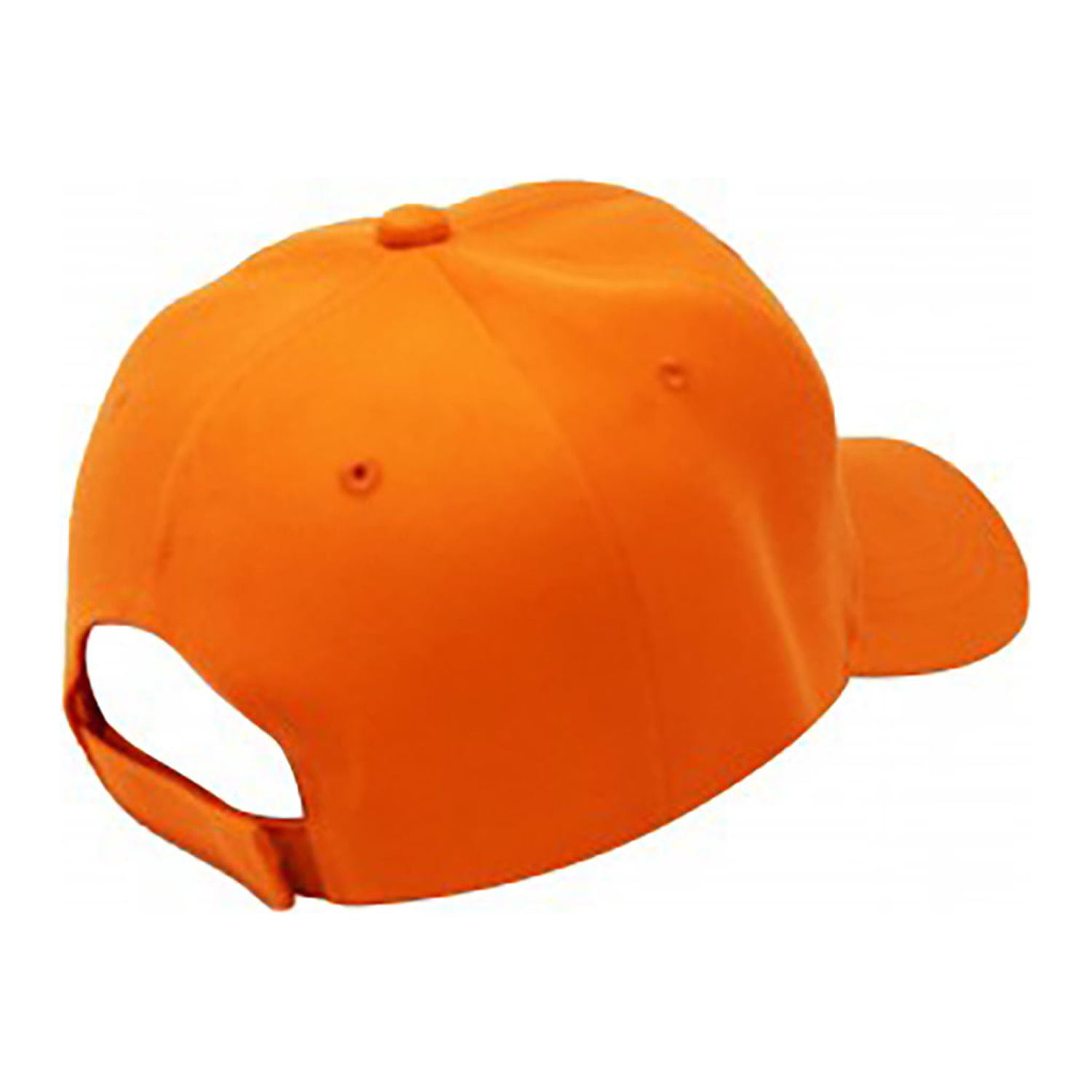 Pack of 15 Bulk Wholesale Plain Baseball Cap Hat Adjustable (Orange) - image 2 of 4