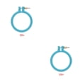 thumbnail image 2 of ZheElen Plastic Cross Stitch Machine Embroidery Hoops Ring Sewing Needle craft Tools Random Color 10 Inches 2Set, 2 of 6