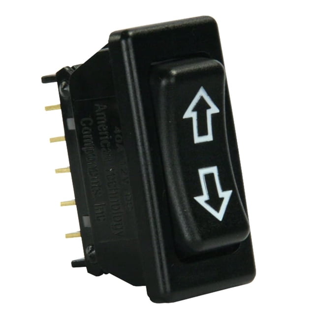 Interruptor Valterra DG1715BVP Negro de 5 Pines 40 Amperios