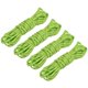 thumbnail image 1 of Cuerda de Carpa Unique Bargains 4mm Reflectante Verde Claro Paquete de 4, 1 of 5