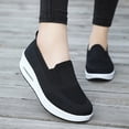 thumbnail image 4 of Zapatos de malla para caminar para mujer cómodos zapatos de trabajo zapatos sin cordones para viajes al aire libre, 4 of 9