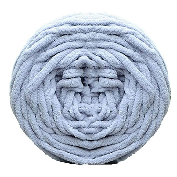 Christmas Sale Cyenie Grey Chunky Yarn Needles and Balls, Chunky Yarn Acrylic Bulky Washable Hand Knitting Yarn for Diy Blanket Scarf Sweater