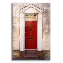 Epic Art 'Red Door' by Epic Portfolio, Acrylic Glass Wall Art, 24"x36"