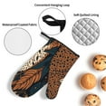 thumbnail image 4 of ZICANCN Oven Mitts and Pot Holders Sets, Fierce Leopard Forest Partner Baking Sets Kitchen Heat Resistant 4 Pieces, 4 of 8