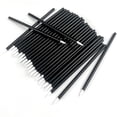 thumbnail image 1 of Juego de pinceles delineadores de ojos desechables Jaasuee 100 unidades, 100 unidades, color negro, 1 of 7