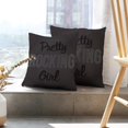 thumbnail image 6 of LALILO Throw Pillow Covers Rock Girl Pretty Shirt Girl Rock Quote Cushion Cover 18" x 18", 2 Pack, 6 of 6