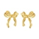 thumbnail image 4 of Pendientes De Lazo Para Mujer, Tachuelas De Moda Para Celebración, Viajes, Banquetes, Dorados Oro, 4 of 8