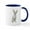 White/Navy Inside, variant on CafePress - Chihuahua (W) Mug - 11 oz Ceramic Mug - Novelty Coffee Tea Cup