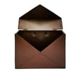 thumbnail image 3 of Benjara Spacious Envelope Shaped Wall Mount Iron Mail Box, Copper Finish, 3 of 5