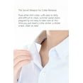 thumbnail image 4 of White Invisible Collar Protectors Sweat Stickers For Shirt Neckline Military Training Anti Stains Reusable Washable Fabric Liner Patches #3H4H4, 4 of 5