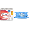 Great Value Ultra Strong Toilet Paper, 18 Mega Rolls + Great Value Flushable Wipes, Fresh Scent, 126 Ct