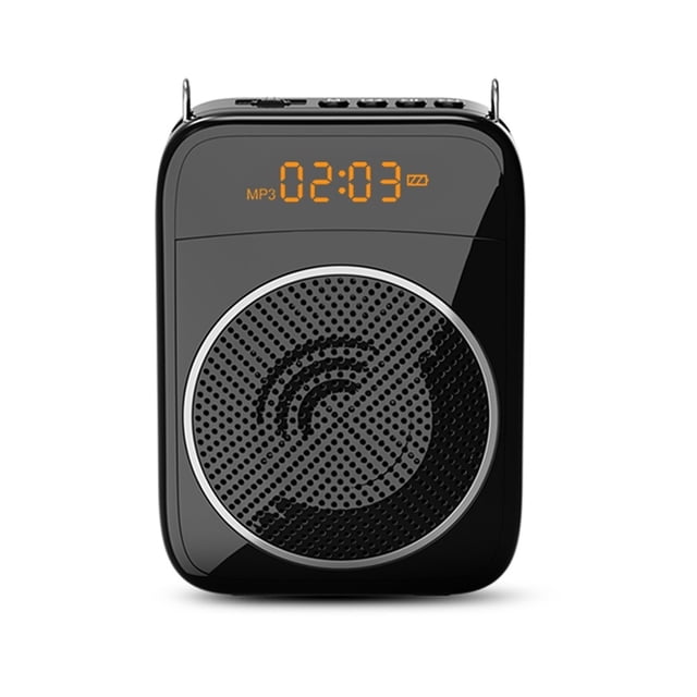 Portable 15W Speech Amplifier Wired Microphone Audio Compatible Speaker Teacher Instructor Guide ,No Screeching Distortion