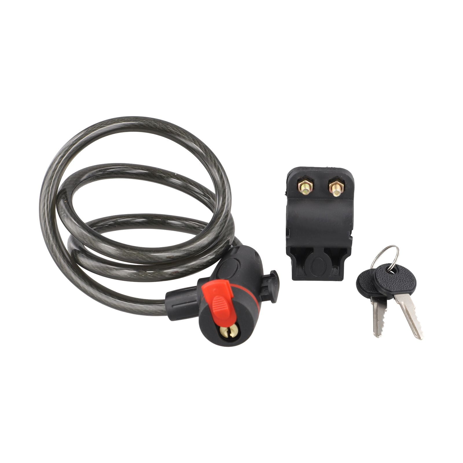 Security Portable 4 Digit Resettable Combination Bike Cable