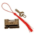 thumbnail image 5 of WHAMVOX 1 Set of Vintage Padlock Latch with Decorative Buckle for Drawer Supply, 5 of 8