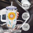thumbnail image 5 of 50th Birthday Gifts for Women, 40 oz Tumbler with Handle and Straw, Womens 50th Birthday Gift Ideas Mug, 1974 Birthday Gifts for Women Cup, Vacuum Stainless Steel Insulated with Leak Proof Lid, 5 of 6