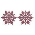 thumbnail image 1 of Injueey 12 piezas hogar interior portátil Navidad copo de nieve decoración Navidad dormitorio decoración festival banquete ornamento rosa Rosado 2piezas Injueey CBP042884, 1 of 5