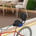 thumbnail image 3 of Universal Backrest Bike Seat Rest Adjustable Bicycles Saddle Replacement Pad for Tricycles, Exercise Bikes Vehicle, Adults of Most Heights and Weights, Home-15in Height (Black&Blue), 3 of 8