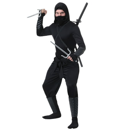 Stealth Shinobi Ninja Adult Plus Size Costume 2X