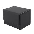 thumbnail image 1 of Sports Cards Storage Box Magnetic Closure PU Leather Card Holder for 100+ Double Sleeved Cards 2 Layer Rainproof Design with Soft Microfiber Lining, 1 of 7