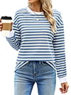 Blue White Stripe