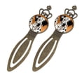 thumbnail image 2 of Dalmatians Vintage Copper Crown-Shaped Bookmarks: Stainless Steel Material, a Gift for Readers and Book Lovers - Each Set Includes Two Bookmarks, 2 of 5