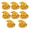 thumbnail image 1 of 8 Piezas Feng Shui Money Lucky Fortune Oriental Riqueza China Decoración De Rana, 1 of 4