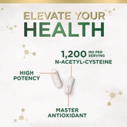NAC Supplement - 1200mg Per Serving N-Acetyl-L-Cysteine - Free-Form NAC is a Powerful Antioxidant for Daily Immune, Liver & Respiratory Support - Vegan, Gluten Free, Bottled in USA - 120 Capsules