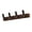 Black, variant on sunsanly Small Walnut Wood Coat Rack with 5 Hooks Strong Load-bearing Easy to Install Wall Mount Heavy Duty Wooden Jacket Hanger Towel Hook
