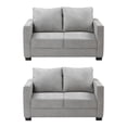 thumbnail image 1 of Sala 2-2 TRINITY Gales ( 2 piezas Love Seat ) Gris Nickel, 1 of 8