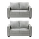 thumbnail image 1 of Sala 2-2 TRINITY Gales ( 2 piezas Love Seat ) Gris Nickel, 1 of 8