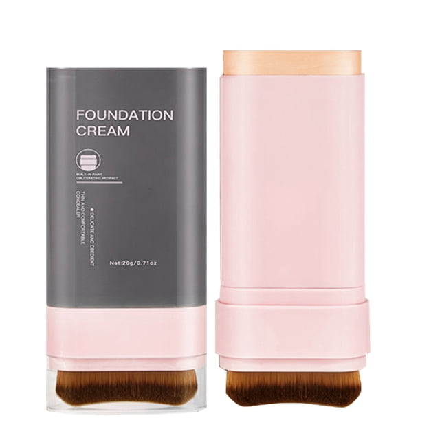 Clear Concealer Foundation Stick 5 Colors With Brush Head Skin And Sweat Proof Liquid Foundation
