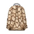 thumbnail image 3 of Hedgehog Pattern Backpack for School,Cute School Bag,Schoolbag with Adjustable Shoulder Straps & Padded Back,15.3"x11"x7.1".﻿, 3 of 6