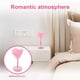 thumbnail image 5 of Lámpara de noche táctil con forma de rosa 3D, recargable por USB, 3 modos de intensidad regulable, decorativa y romántica (rosa), 5 of 8