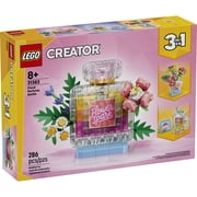 LEGO Creator 3 in 1 Floral Decor Perfume Bottle - Building Toy for Girls & Boys, Ages 8+ Kids Bedroom or Desk Decor - 3 Building Options - Gift for Birthdays - 31383