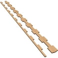 thumbnail image 6 of Ekena Millwork 47"H x 1/4"T Midland Adjustable Wood Decorative Slat Wall Panel Kit, Maple (contains 29 Slats + 1 Straight Edge Starter Slat), 6 of 16