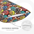 thumbnail image 5 of Fotbe American Football Pillow Cases - Envelope Closure - Luxury, Extra Soft, Cooling Pillow Covers - Wrinkle, Fade, Stain Resistant-16"x24", 5 of 8