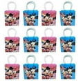 thumbnail image 2 of 12PCS Disney Mickey and Minnie Mouse Goodie Party Favor Gift Birthday Loot Bags, 2 of 4
