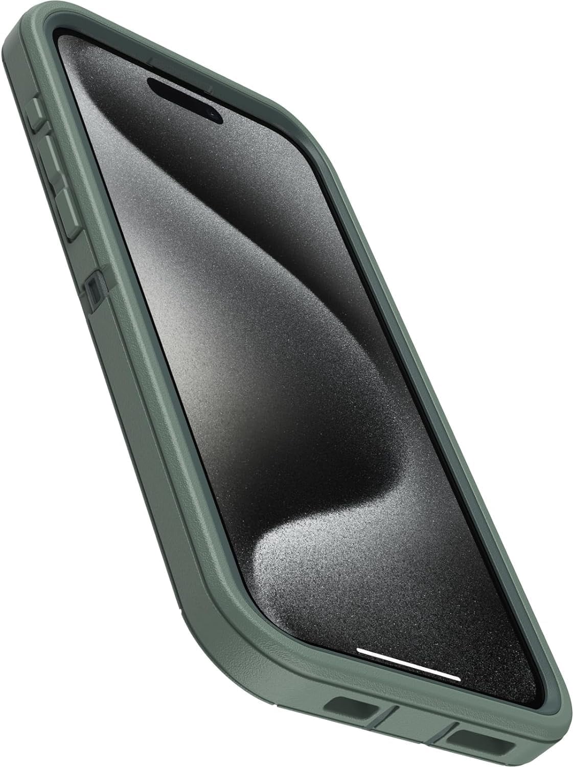 OtterBox Defender Series MagSafe Cell Phone Case for Apple iPhone 15 Pro Max, Green