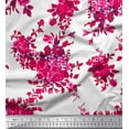 thumbnail image 1 of Soimoi Cotton Jersey Fabric Leaves & Floral Artistic Print Sewing Fabric Yard 58 Inch Wide, 1 of 3