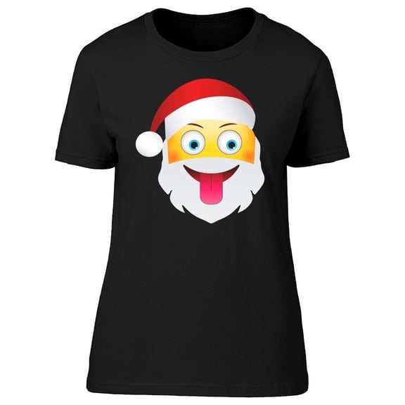 Santa Claus Happy Emoji Tee Men's -Image by Shutterstock