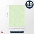 thumbnail image 6 of 8.5 X 11 Stationery Parchment Recycled Paper 65lb. Cover Card stock - 50 per Pack (Spring Green), 6 of 6