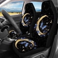 thumbnail image 3 of FOR U DESIGNS Butterfly Hibiscus Moon Star Pattern Car Seat Cover Wear-Resistan Car Seat Protectors Stretch Split Bench Compatible Car Interior Covers Universal Fit for Vehicles Trucks and SUVs, 3 of 7