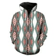 thumbnail image 1 of Sudadera con capucha y cremallera para hombre, diseño de mapa de tribus primitivas étnicas, estilo Harajuku, ropa de calle de primavera, moda de manga larga, divertida para adolescentes, 1 of 6