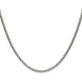 thumbnail image 3 of Chisel Stainless Steel Polished 2.7mm Fancy Box Chain - 20", 3 of 9