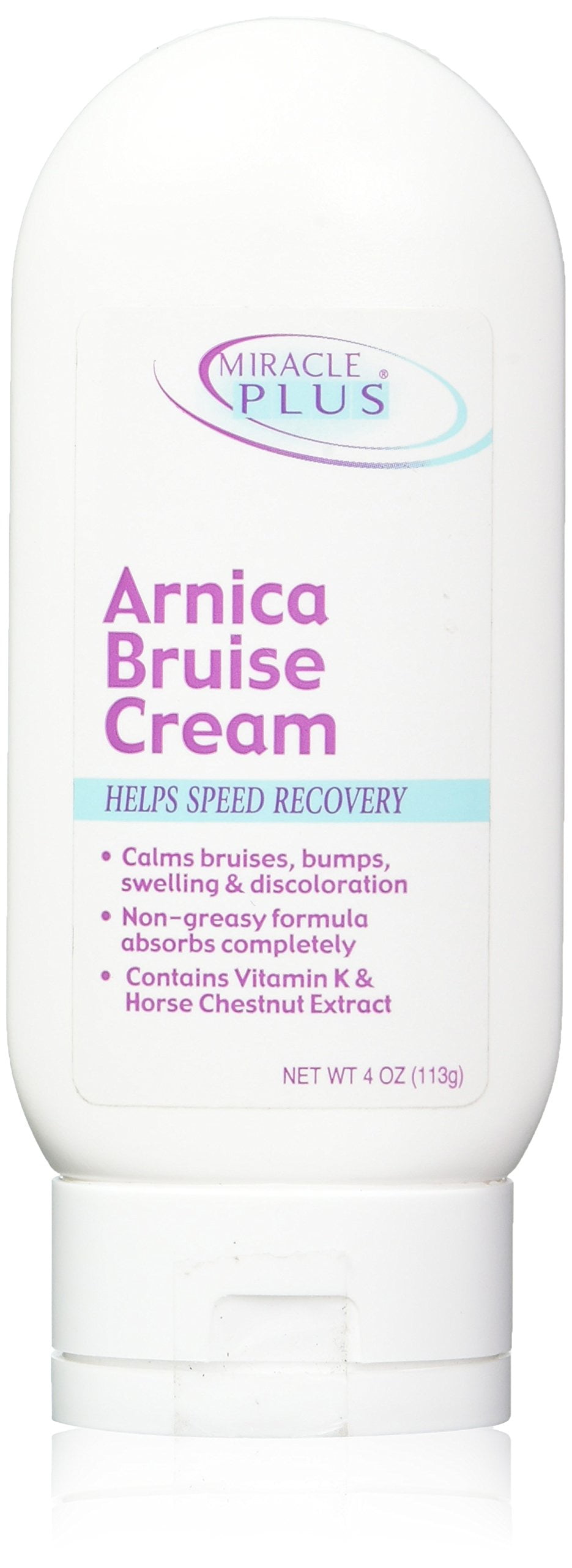 Miracle Plus Arnica Bruise Cream for Bruising, Swelling, Discoloration