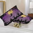 thumbnail image 2 of Outdoor Waterproof Pillow Covers Halloween Witch Purple Night Moon Decorative Throw Pillow Protectors,Dead Trees Haunted House Pillowcase Cushion Cases for Patio Sofa Garden Couch,20x12in,Pack of 2, 2 of 9