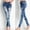 Blue, variant on Women Hight Waisted Long Pants Pocket Denim Jeans Stretch Length Jeans Trousers Women's plus Pants plus Size Women Womens on Pants Tall Jean Pants for Women 24 Denim Pants Denim plus Size Women